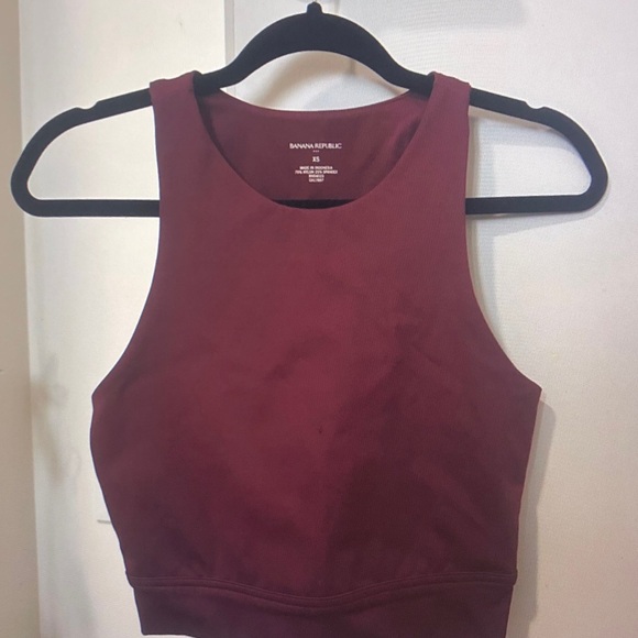 Banana Republic Deep Red Sleeveless Top - Picture 1 of 1